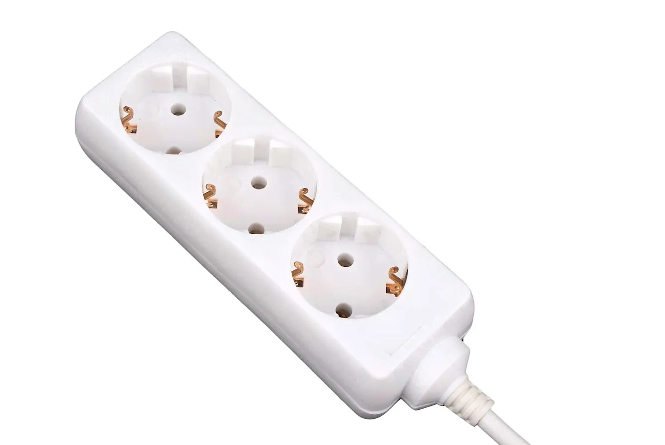 Удлинитель Doffler EC 1013-15W 3роз./1.5м, Белый, EC 1013-15W-0